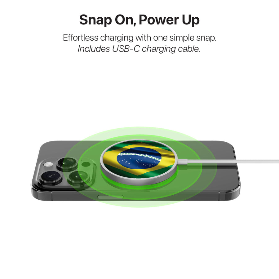 MyBat Design Lab Magnetic Wireless Charger - Silver - Brazilian Flag - MCGWIRC18SL-038-4.jpg