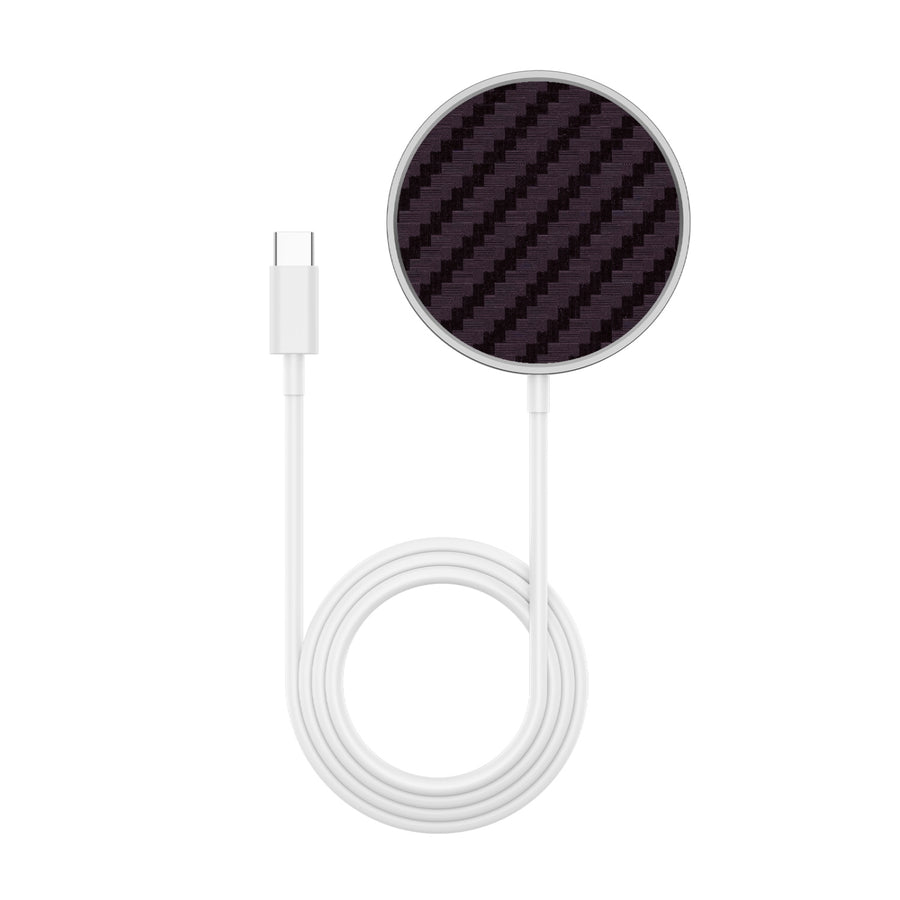 MyBat Design Lab Magnetic Wireless Charger - Silver - Carbon Fiber - MCGWIRC18SL-083-3.jpg