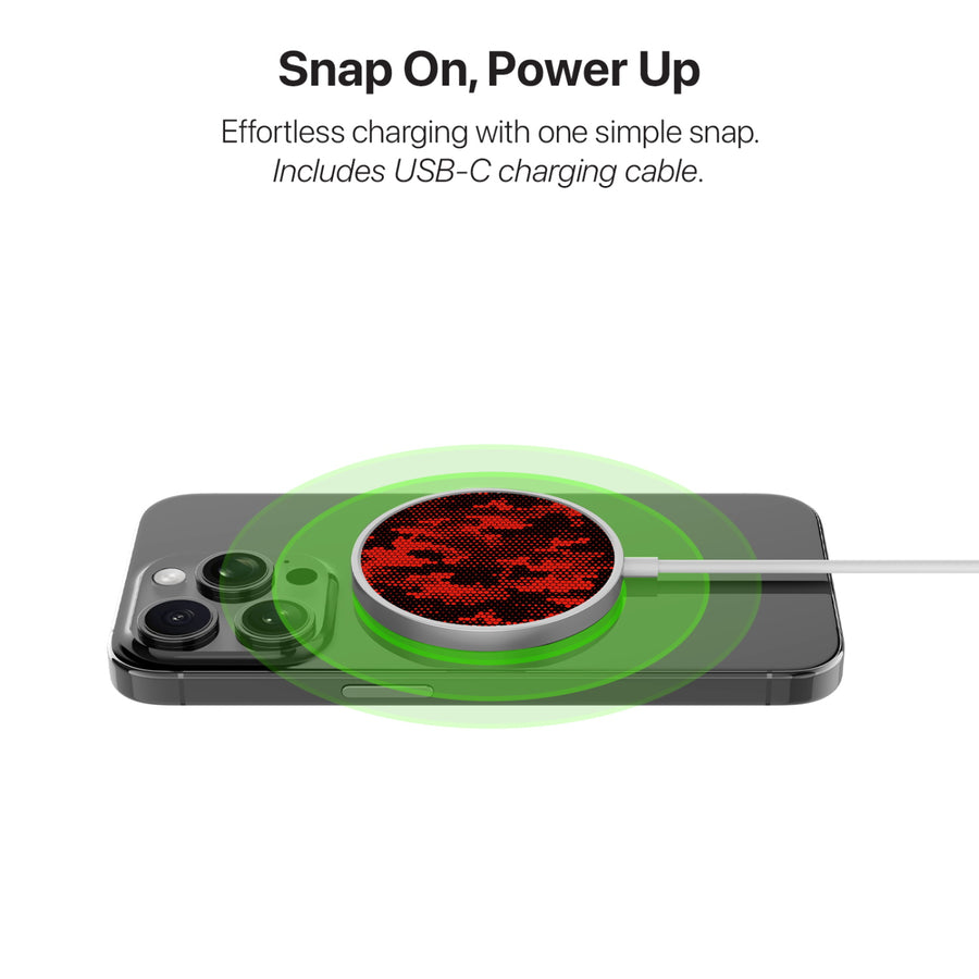 MyBat Design Lab Magnetic Wireless Charger - Silver - Red Digital Camouflage - MCGWIRC18SL-086-4.jpg