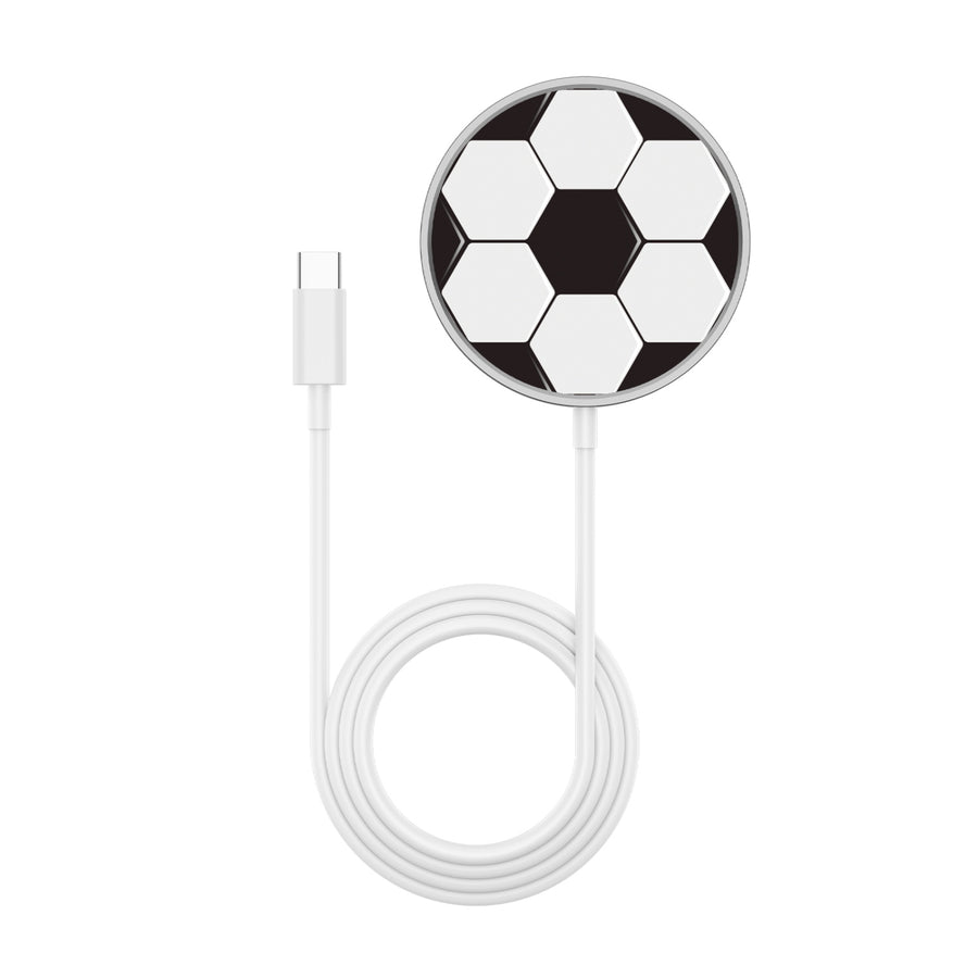 MyBat Design Lab Magnetic Wireless Charger - Silver - Soccer - MCGWIRC18SL-088-3.jpg