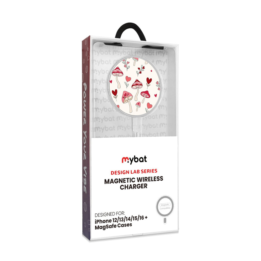 MyBat Design Lab Magnetic Wireless Charger - Silver - So Mush Love
