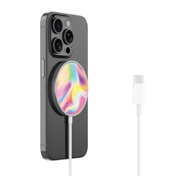 MyBat Design Lab Magnetic Wireless Charger - Silver - Iridescent - MCGWIRC18SL-101-2.jpg