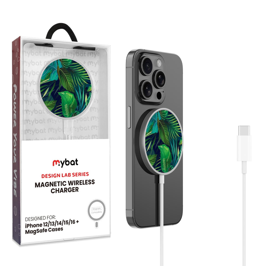 MyBat Design Lab Magnetic Wireless Charger - Silver - Tropicana