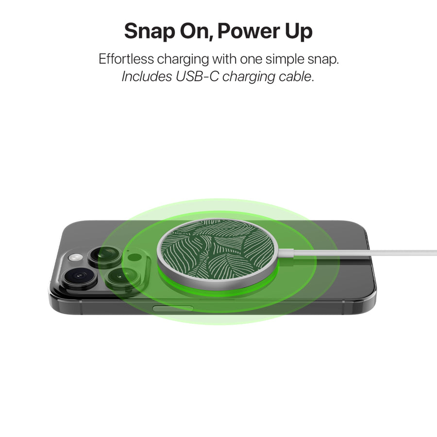 MyBat Design Lab Magnetic Wireless Charger - Silver - Leaves - MCGWIRC18SL-125-4.jpg