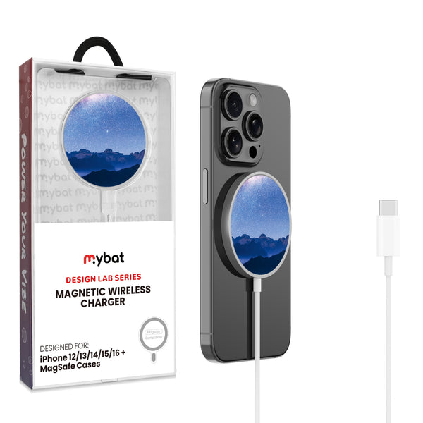 MyBat Design Lab Magnetic Wireless Charger - Silver - Celestial Mountains - MCGWIRC18SL-126-1.jpg