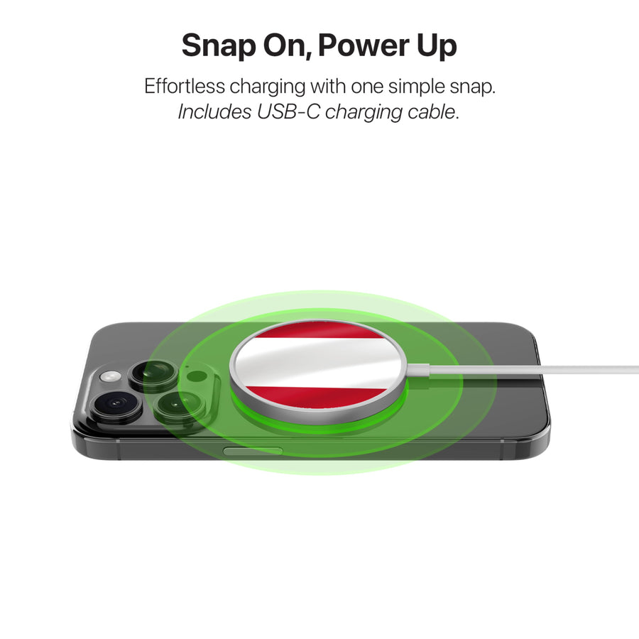 MyBat Design Lab Magnetic Wireless Charger - Silver - Austria Flag - MCGWIRC18SL-141-4.jpg