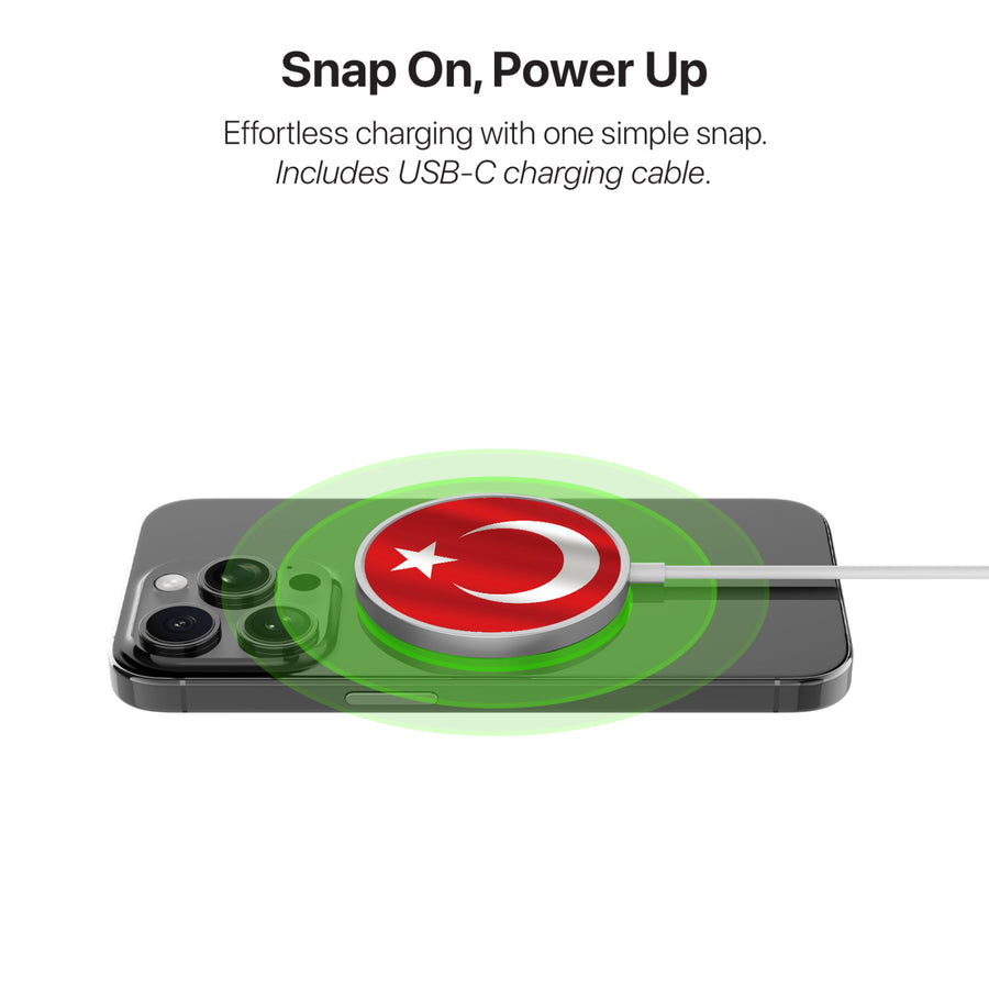 MyBat Design Lab Magnetic Wireless Charger - Silver - Turkey Flag - MCGWIRC18SL-161-4.jpg