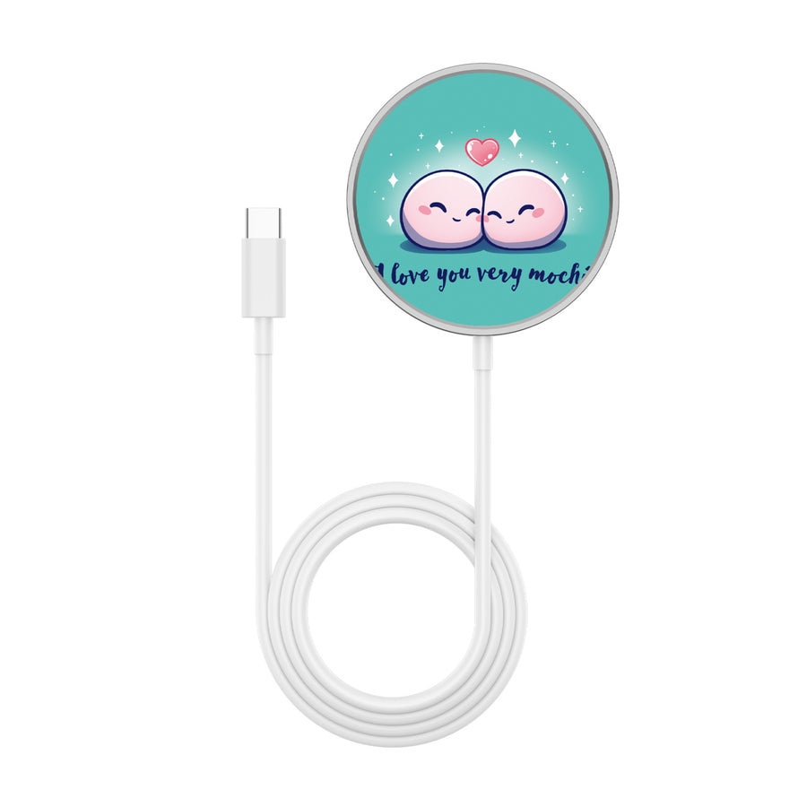 MyBat Design Lab Magnetic Wireless Charger - Silver - Mochi Love - MCGWIRC18SL-211-3.jpg