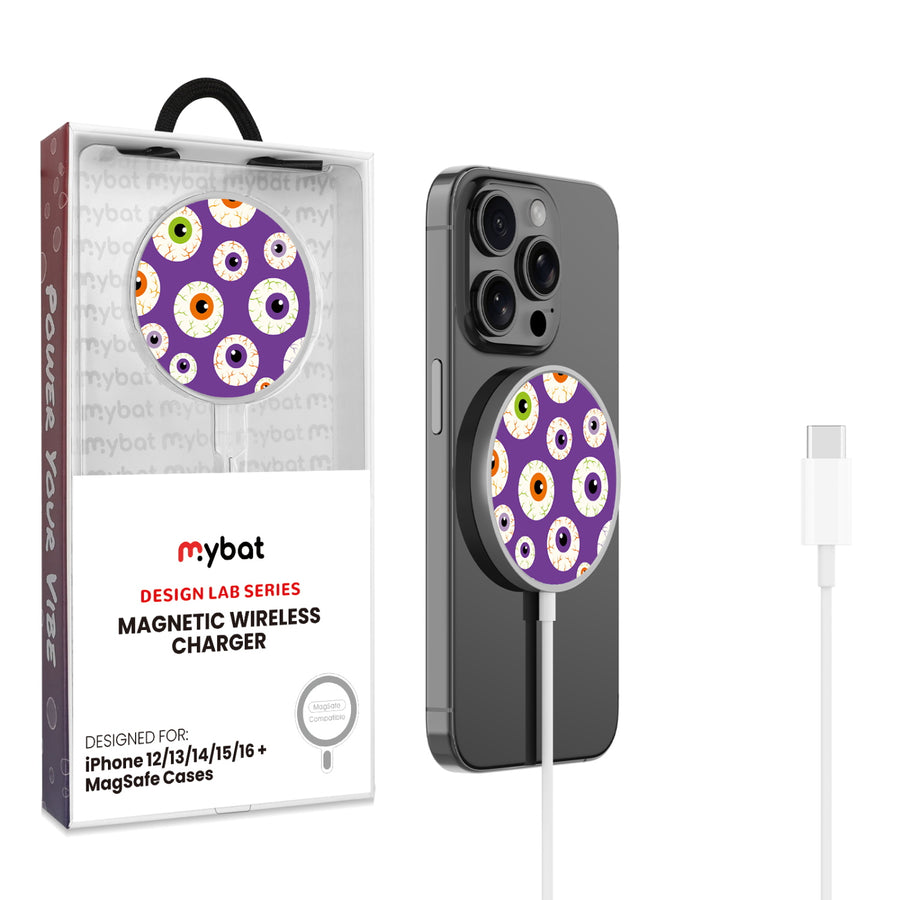 MyBat Design Lab Magnetic Wireless Charger - Silver - Frightful Eyes - MCGWIRC18SL-225-1.jpg