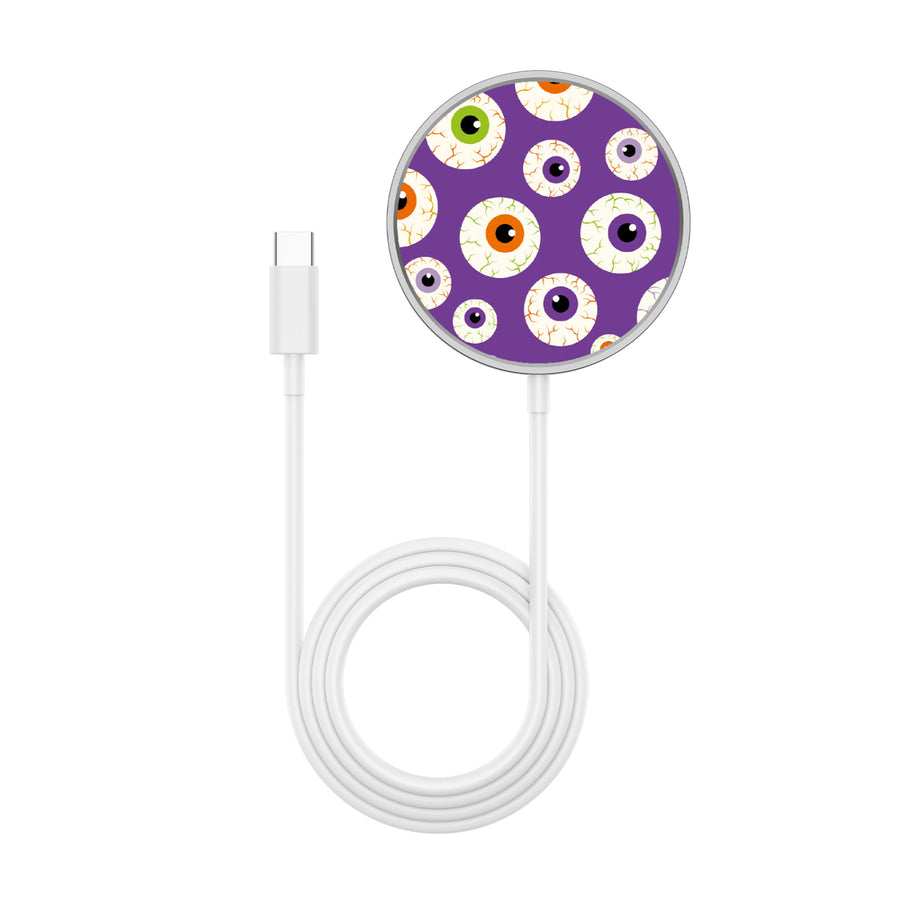 MyBat Design Lab Magnetic Wireless Charger - Silver - Frightful Eyes - MCGWIRC18SL-225-3.jpg
