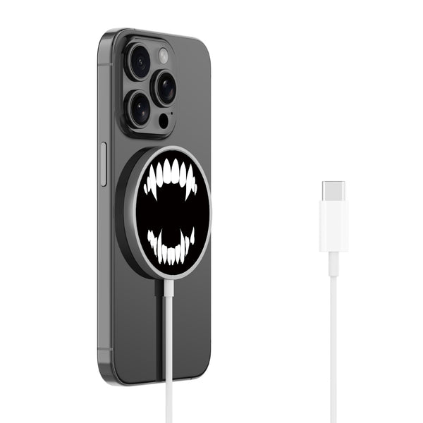 MyBat Design Lab Magnetic Wireless Charger - Silver - Vampire Fangs - MCGWIRC18SL-230-2.jpg