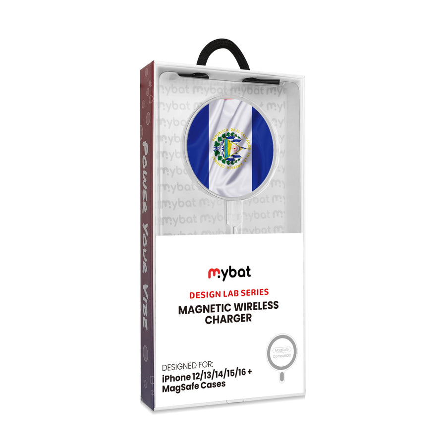 MyBat Design Lab Magnetic Wireless Charger - Silver - El Salvador Flag - MCGWIRC18SL-260-8.jpg