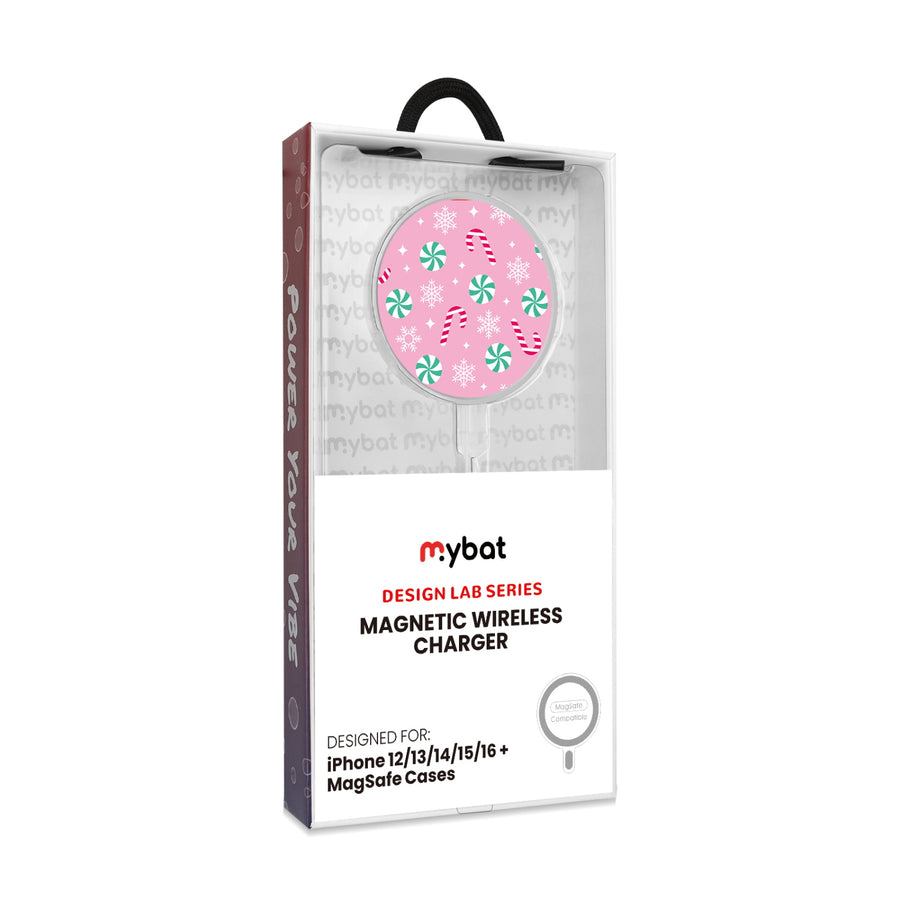 MyBat Design Lab Magnetic Wireless Charger - Silver - Peppermint Swirl - MCGWIRC18SL-272-8.jpg