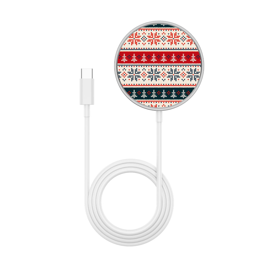 MyBat Design Lab Magnetic Wireless Charger - Silver - Festive Flair - MCGWIRC18SL-275-3.jpg