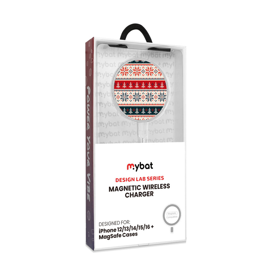 MyBat Design Lab Magnetic Wireless Charger - Silver - Festive Flair - MCGWIRC18SL-275-8.jpg