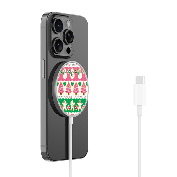 MyBat Design Lab Magnetic Wireless Charger - Silver - Season's Greeting - MCGWIRC18SL-277-2.jpg
