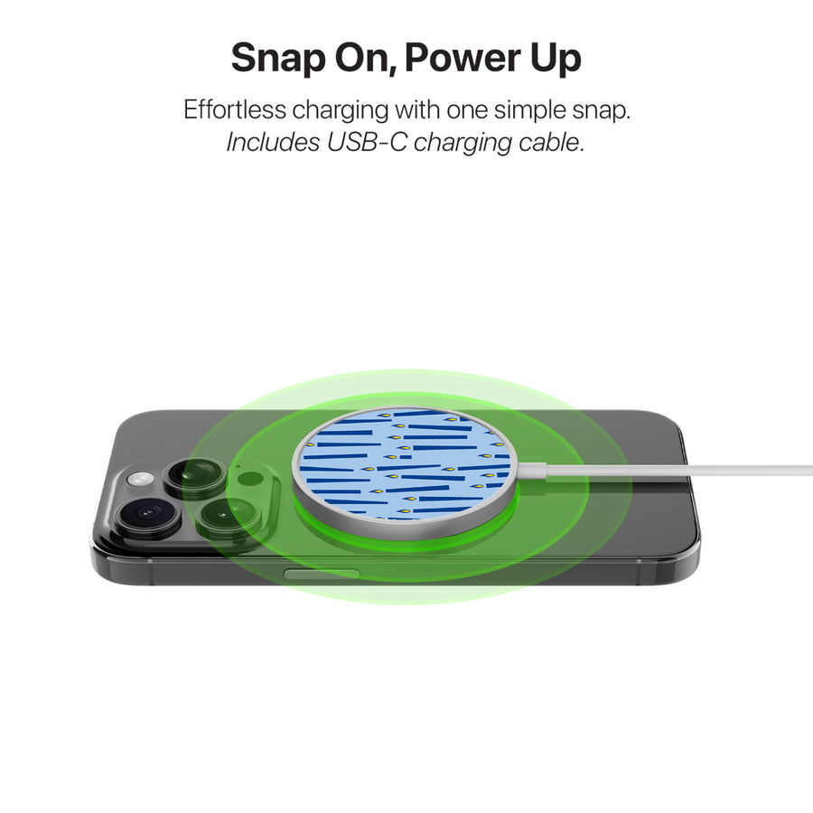 MyBat Design Lab Magnetic Wireless Charger - Silver - Menorah Candle - MCGWIRC18SL-281-4.jpg