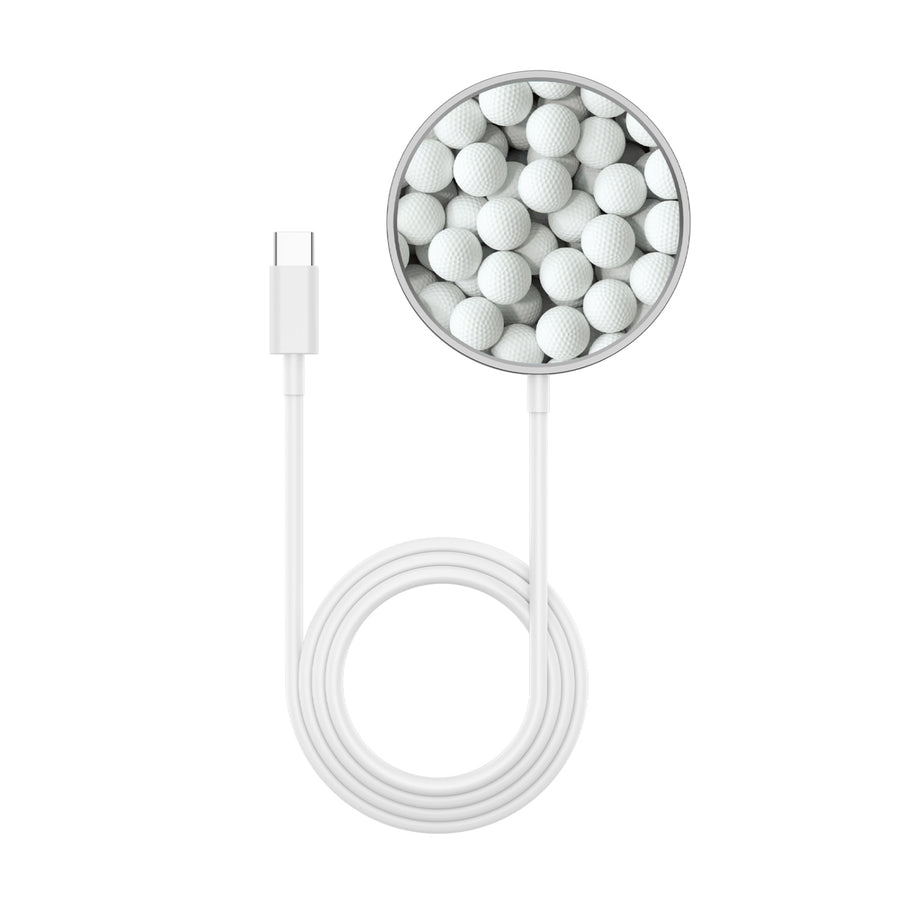 MyBat Design Lab Magnetic Wireless Charger - Silver - Golf Balls - MCGWIRC18SL-314-3.jpg
