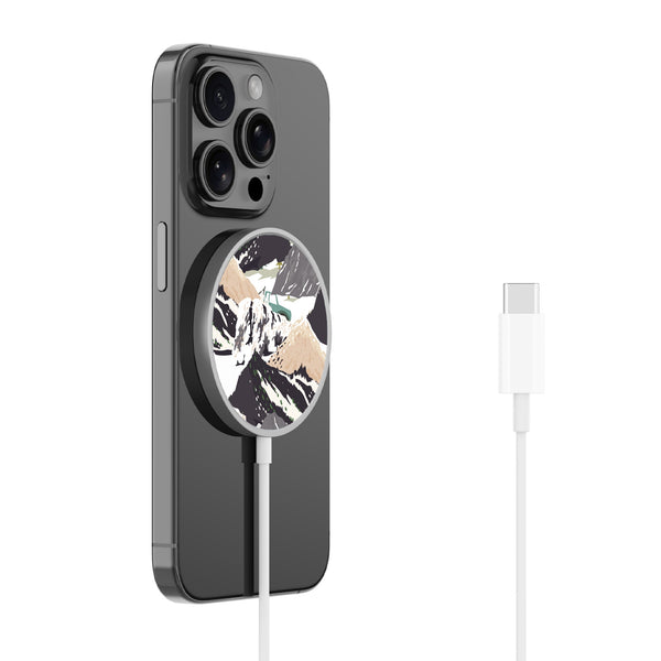 MyBat Design Lab Magnetic Wireless Charger - Silver - Rocky Peaks - MCGWIRC18SL-323-2.jpg