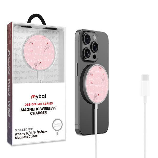 MyBat Design Lab Magnetic Wireless Charger - Silver - Cupid's Bow - MCGWIRC18SL-329-1.jpg
