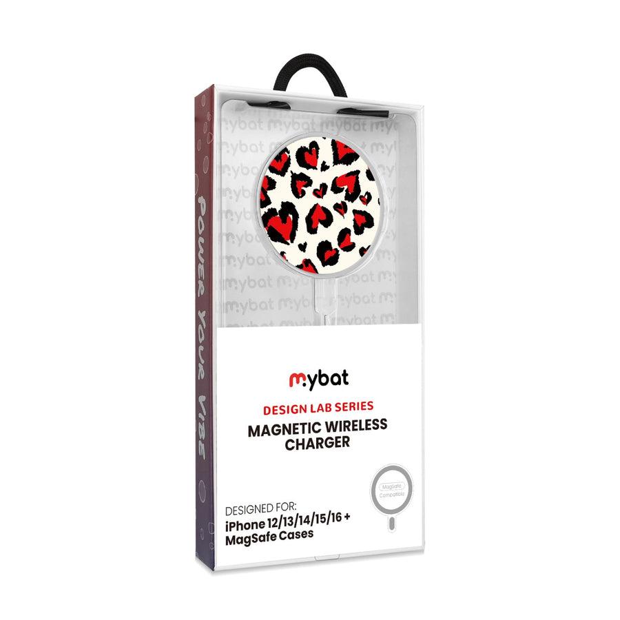 MyBat Design Lab Magnetic Wireless Charger - Silver - Wild Hearts