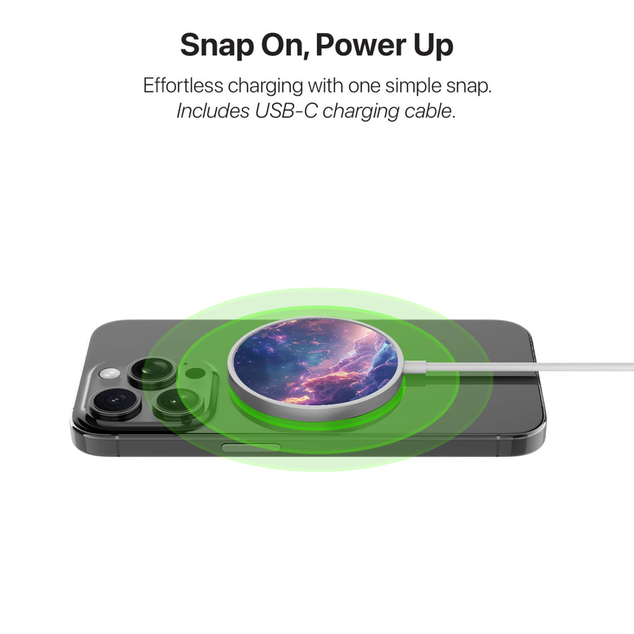 MyBat Design Lab Magnetic Wireless Charger - Silver - Galaxy Clouds - MCGWIRC18SL-345-4.jpg