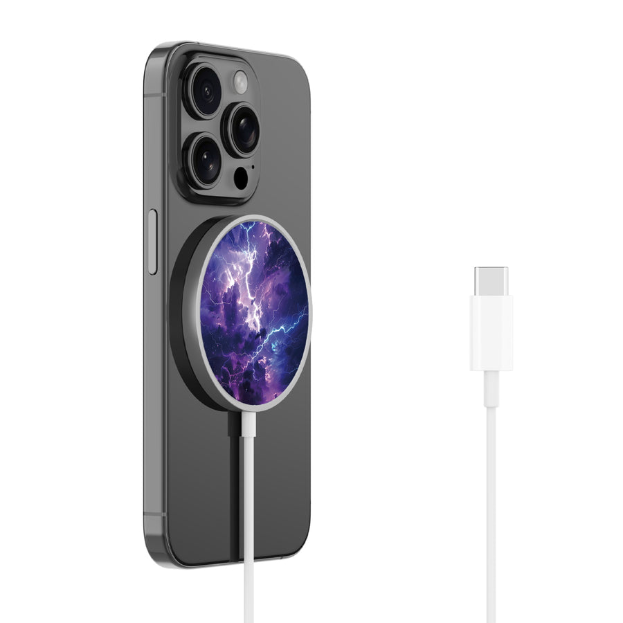 MyBat Design Lab Magnetic Wireless Charger - Silver - Lightning Storm - MCGWIRC18SL-353-2.jpg