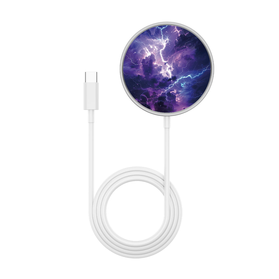 MyBat Design Lab Magnetic Wireless Charger - Silver - Lightning Storm - MCGWIRC18SL-353-3.jpg