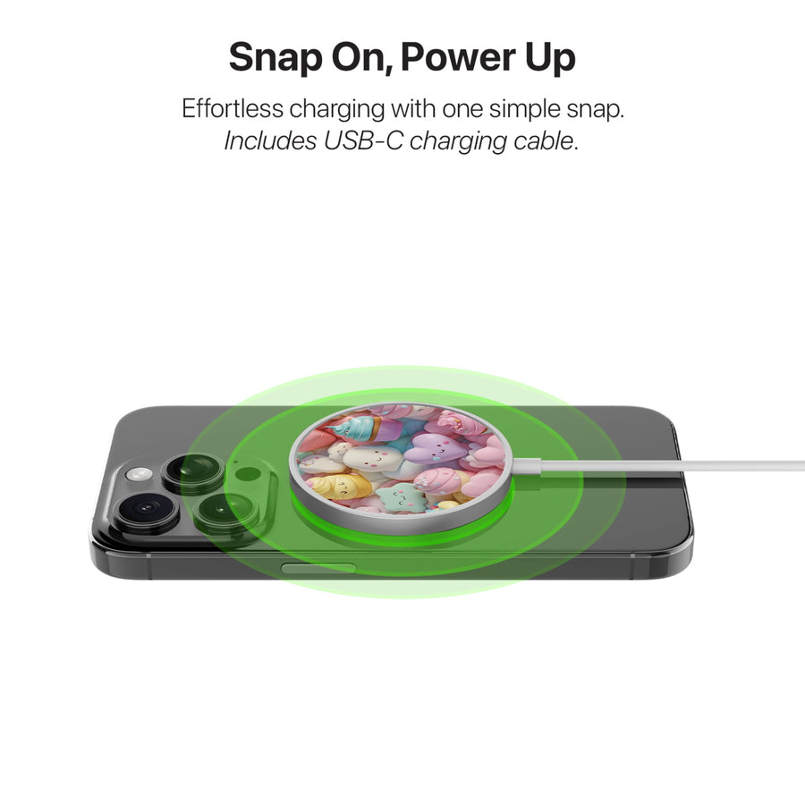 MyBat Design Lab Magnetic Wireless Charger - Silver - Candy Love - MCGWIRC18SL-354-4.jpg