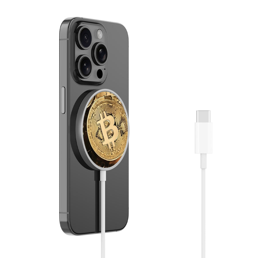 MyBat Design Lab Magnetic Wireless Charger - Silver - Bitcoin - MCGWIRC18SL-357-2.jpg