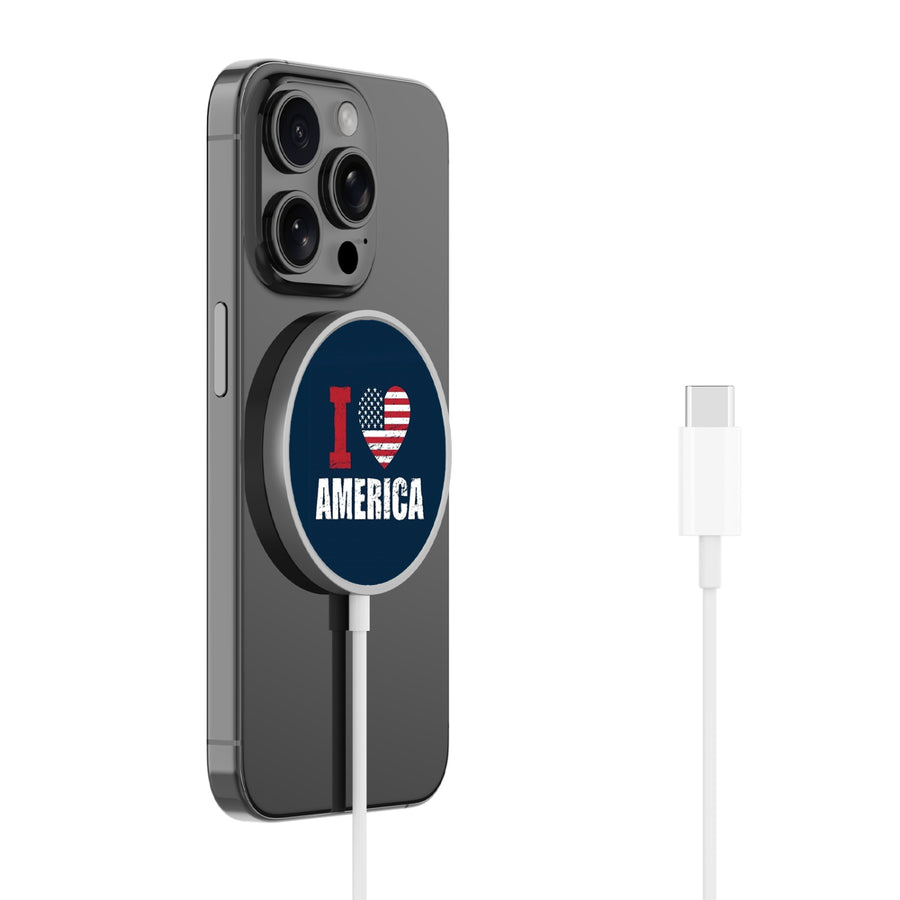 MyBat Design Lab Magnetic Wireless Charger - Silver - I Love America - MCGWIRC18SL-358-2.jpg