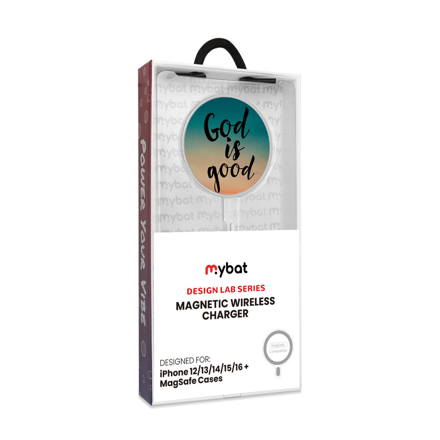 MyBat Design Lab Magnetic Wireless Charger - Silver - God is Good - MCGWIRC18SL-364-8.jpg