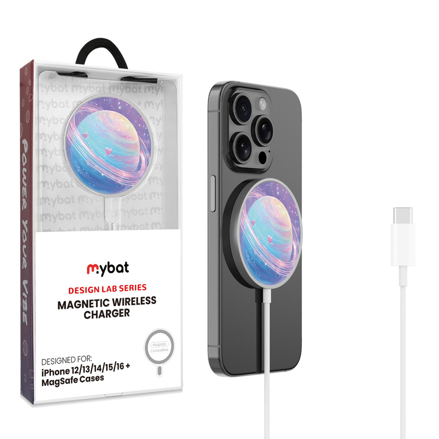 MyBat Design Lab Magnetic Wireless Charger - Silver - Planetary Love - MCGWIRC18SL-372-1.jpg