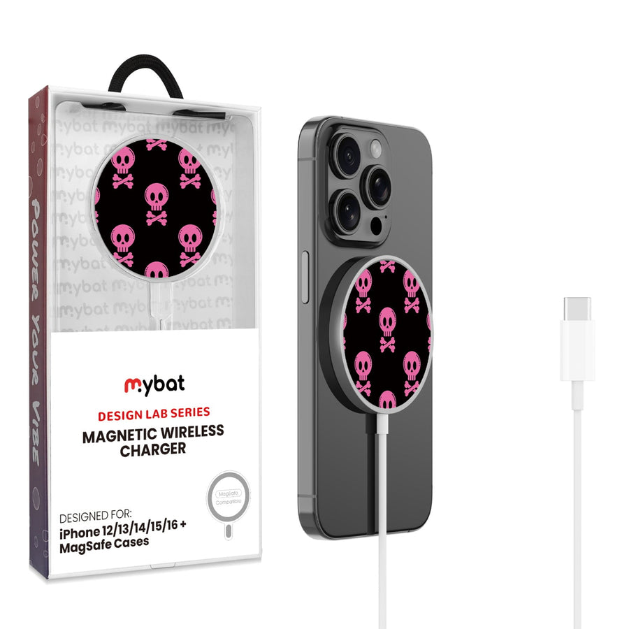 MyBat Design Lab Magnetic Wireless Charger - Silver - Pretty Poison