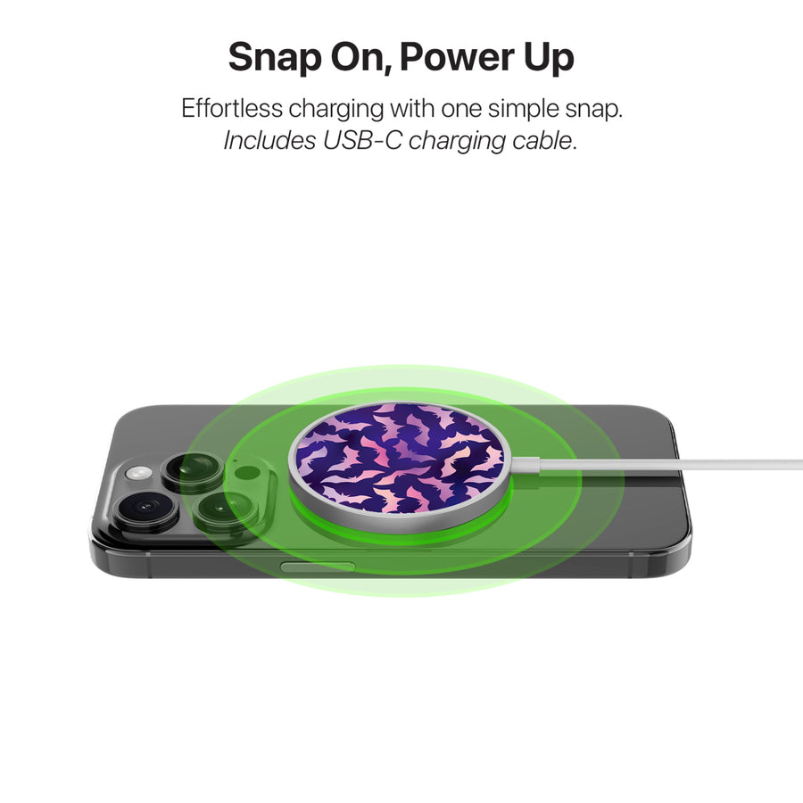 MyBat Design Lab Magnetic Wireless Charger - Silver - Twilight Bats - MCGWIRC18SL-422-4.jpg