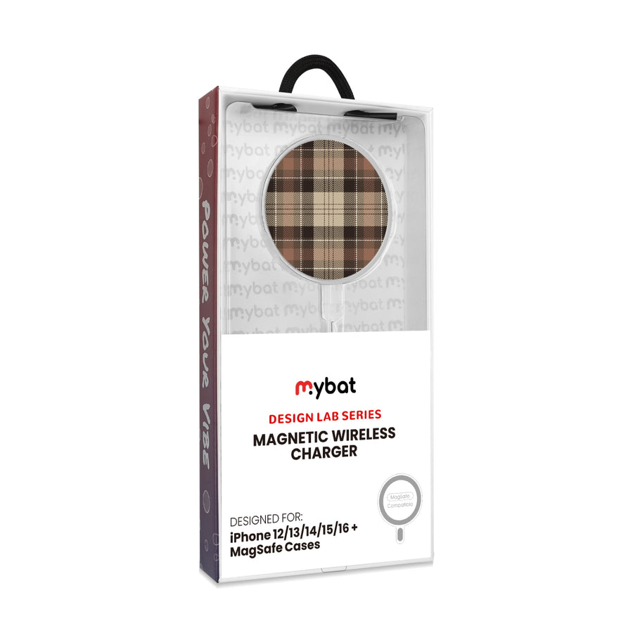 MyBat Design Lab Magnetic Wireless Charger - Silver - Mocha Flannel - MCGWIRC18SL-431-8.jpg