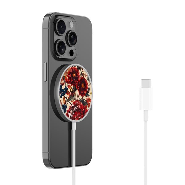 MyBat Design Lab Magnetic Wireless Charger - Silver - Rust & Bloom - MCGWIRC18SL-449-2.jpg