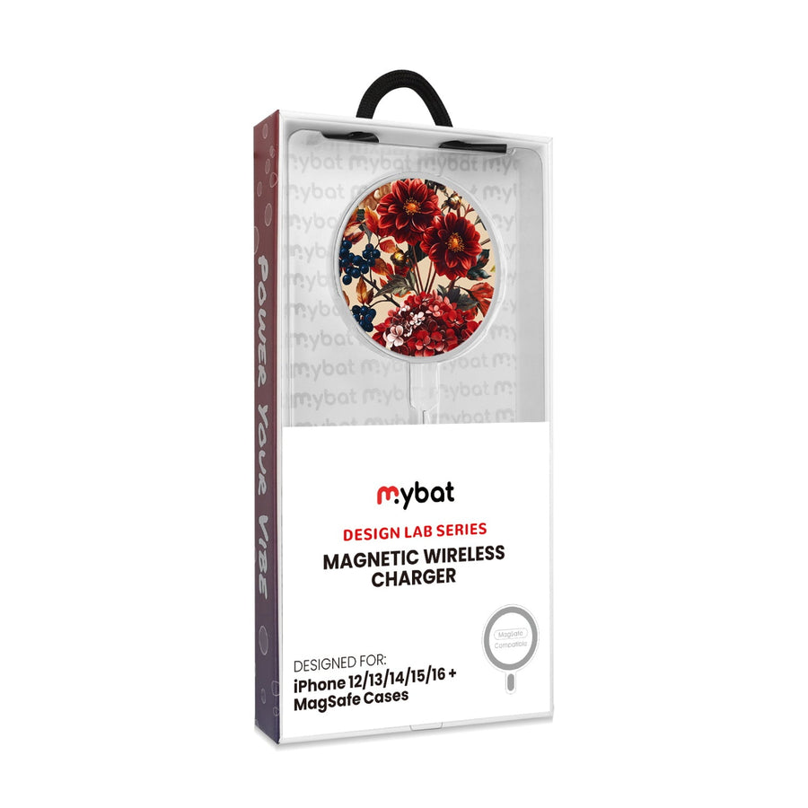 MyBat Design Lab Magnetic Wireless Charger - Silver - Rust & Bloom