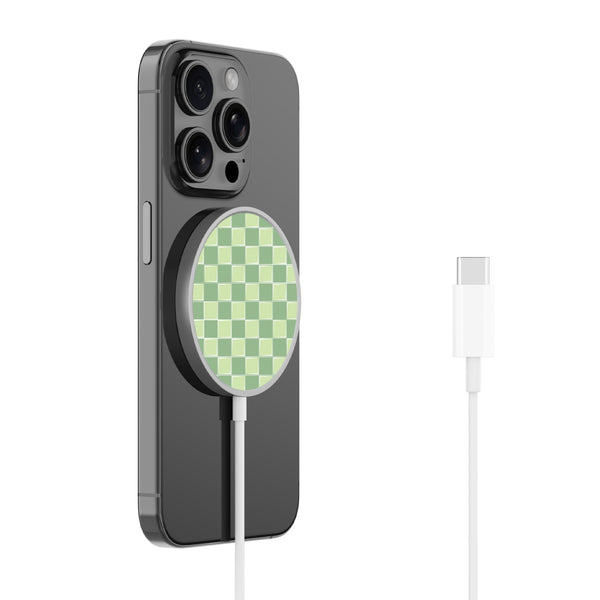 MyBat Design Lab Magnetic Wireless Charger - Silver - Matcha Check - MCGWIRC18SL-482-2.jpg