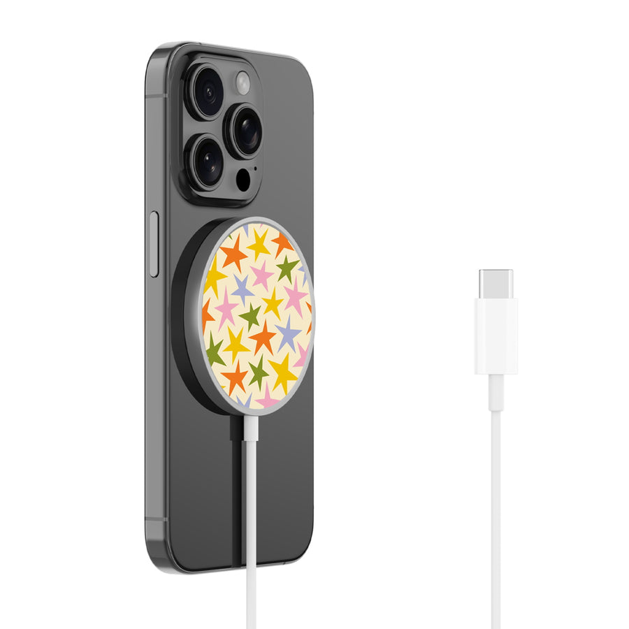 MyBat Design Lab Magnetic Wireless Charger - Silver - Party Stars - MCGWIRC18SL-500-2.jpg