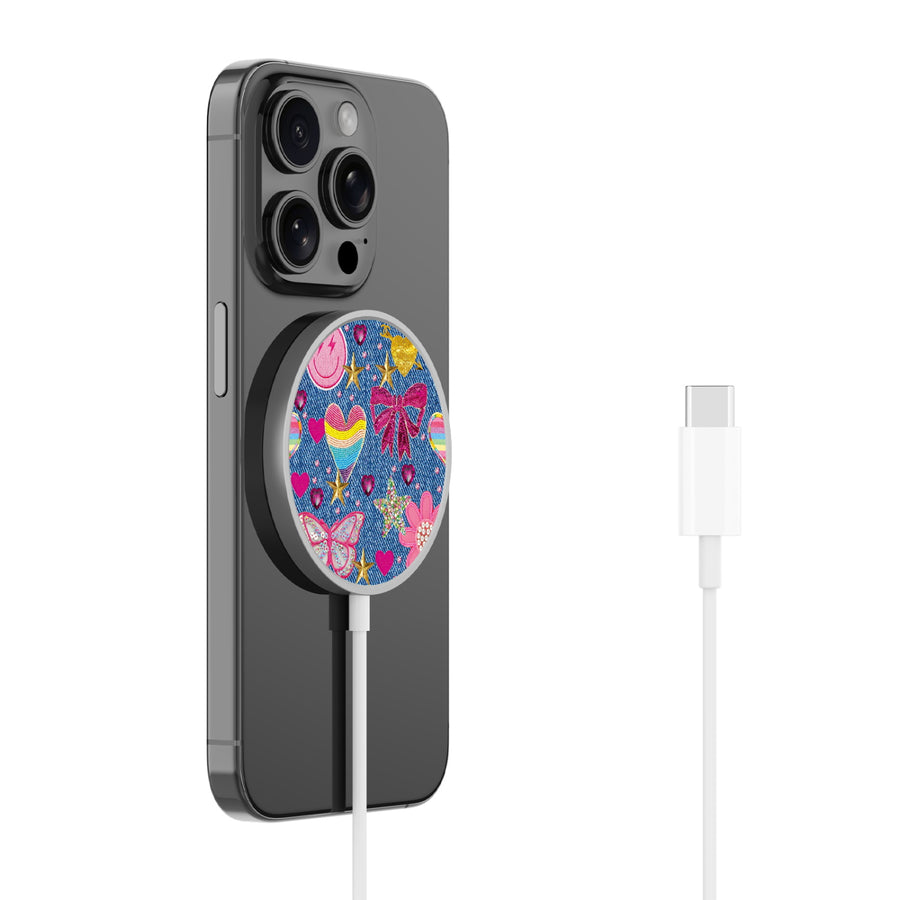 MyBat Design Lab Magnetic Wireless Charger - Silver - Denim Daze - MCGWIRC18SL-528-1.JPG