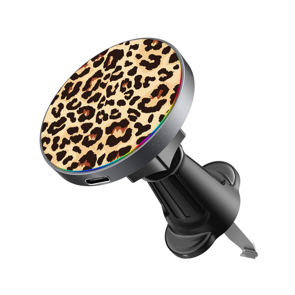 MyBat Design Lab Magnetic Wireless Charging Vent Mount - Black - Leopard Print - MCGWIRC21BK-005-2.jpg