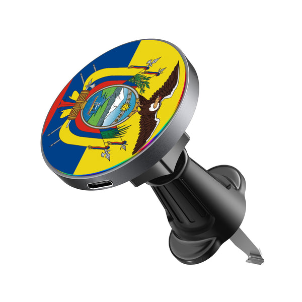 MyBat Design Lab Magnetic Wireless Charging Vent Mount - Black - Ecuadorean Flag - MCGWIRC21BK-030-2.jpg