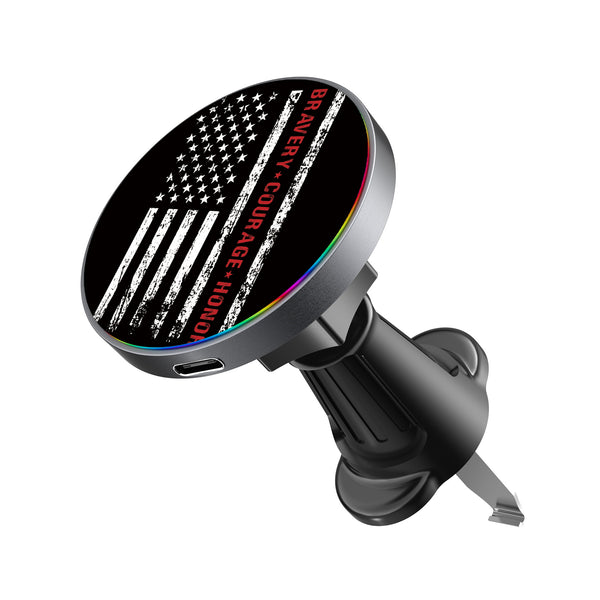 MyBat Design Lab Magnetic Wireless Charging Vent Mount - Black - Firefighter Flag - MCGWIRC21BK-041-2.jpg