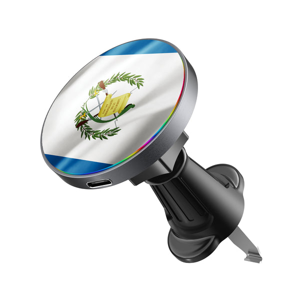 MyBat Design Lab Magnetic Wireless Charging Vent Mount - Black - Guatemalan Flag - MCGWIRC21BK-045-2.jpg