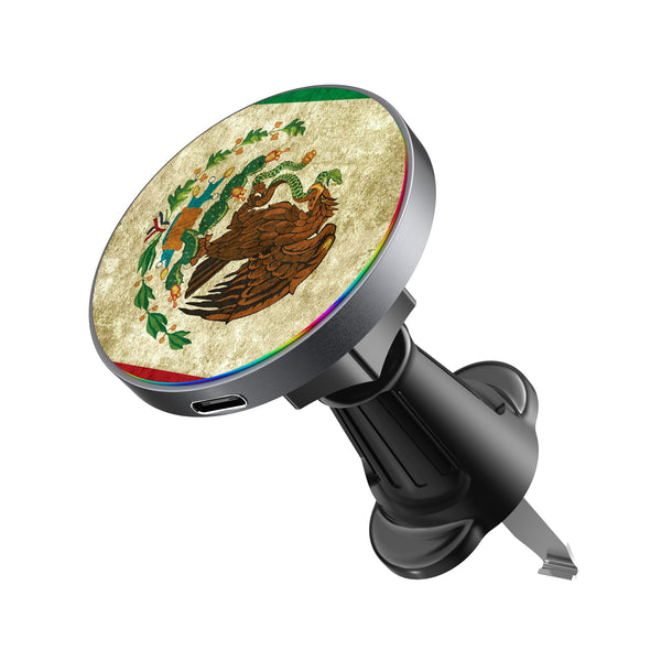 MyBat Design Lab Magnetic Wireless Charging Vent Mount - Black - Mexican Flag - MCGWIRC21BK-046-2.jpg
