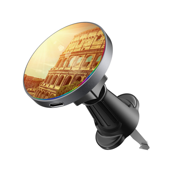 MyBat Design Lab Magnetic Wireless Charging Vent Mount - Black - Roman Colosseum - MCGWIRC21BK-049-2.jpg