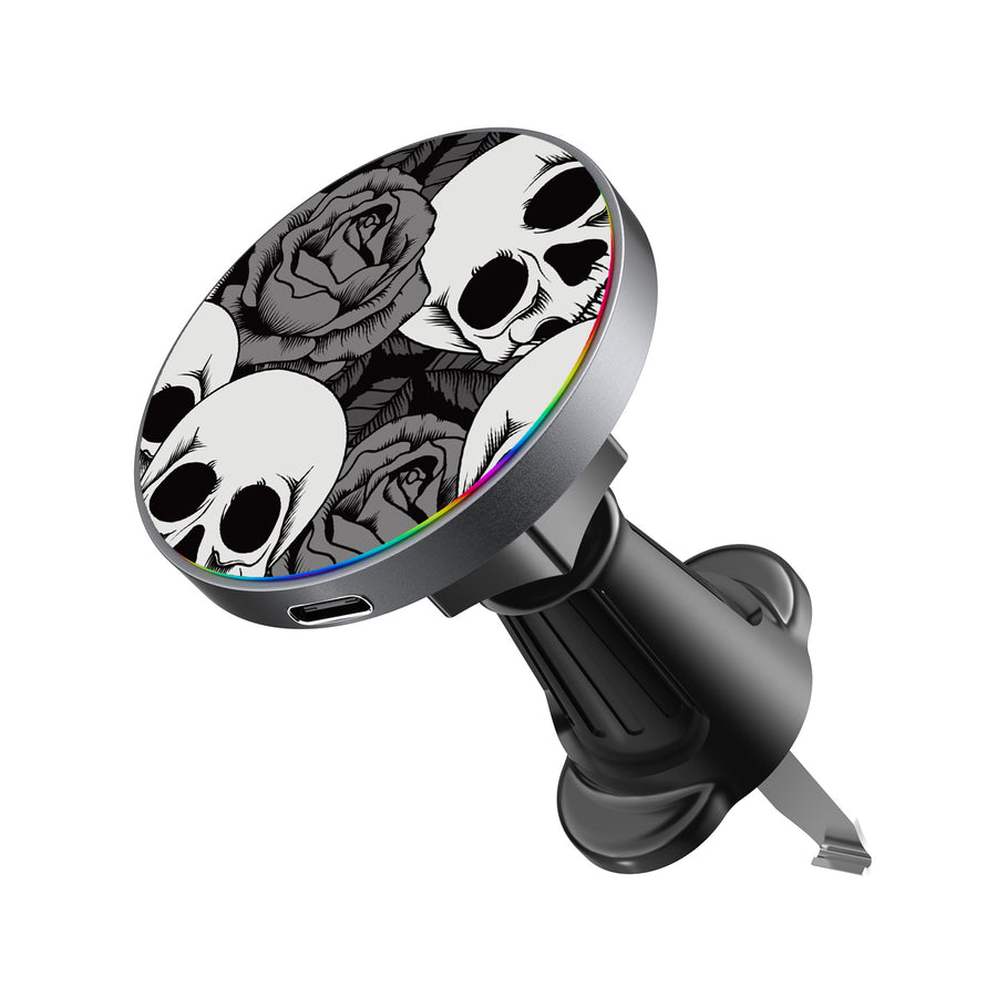 MyBat Design Lab Magnetic Wireless Charging Vent Mount - Black - Skull Garden - MCGWIRC21BK-081-2.jpg
