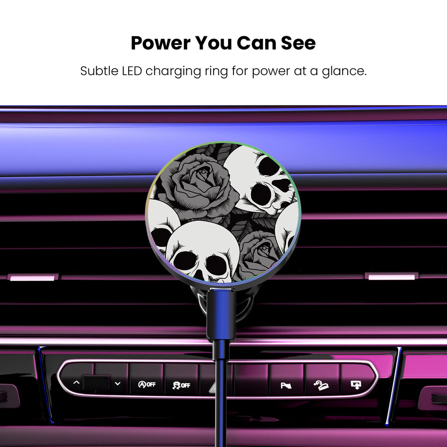 MyBat Design Lab Magnetic Wireless Charging Vent Mount - Black - Skull Garden - MCGWIRC21BK-081-8.jpg