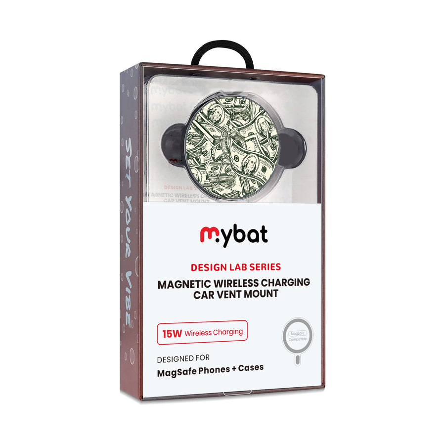 MyBat Design Lab Magnetic Wireless Charging Vent Mount - Black - Money Stack - MCGWIRC21BK-082-10.jpg